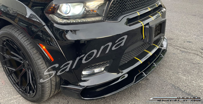 Custom Dodge Durango  SUV/SAV/Crossover Front Lip/Splitter (2017 - 2020) - $790.00 (Part #DG-066-FA)